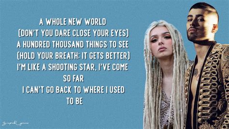 a whole new world duet lyrics|'a whole new world lyrics zayn and zhavia ward.